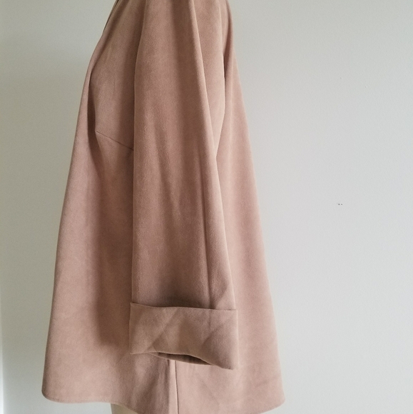 NWT JM Collection suede jacket in camel color - Picture 9 of 10